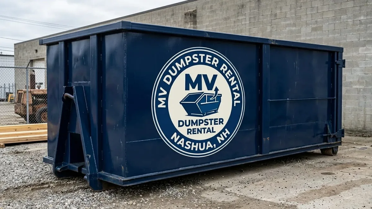Service area — Nashua, NH MV Dumpster Rental Nashua serving Nashua and the Nashua area