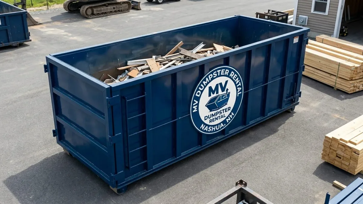 Yard Waste Dumpster Rental in Nashua, NH &mdash; MV Dumpster Rental Nashua